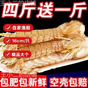 皮皮虾鲜活全公母超大号虾姑爬爬虾撒尿虾带膏虾爬子特大公虾海鲜