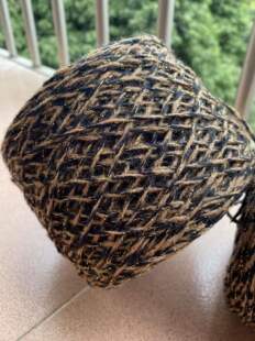 金银线亮丝高比例羊毛手编钩针棒针毛衣围巾披肩外套diy包包玩偶