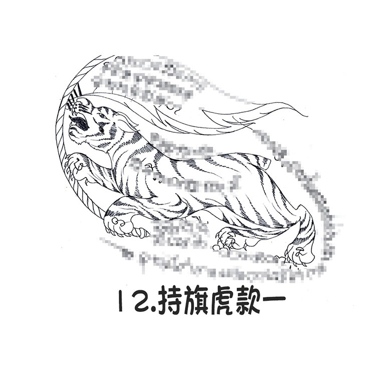 持旗虎 泰国银针刺符 阿赞朕甩 2025年6月28日 广州见面会 可定制