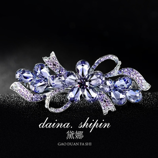 新款头发夹子头饰小发夹顶夹后脑勺发卡中号一字夹横夹弹簧夹发饰