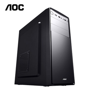 电脑机箱支持ATX大板USB3.0背线商务家用机箱长显卡 AOC全新台式