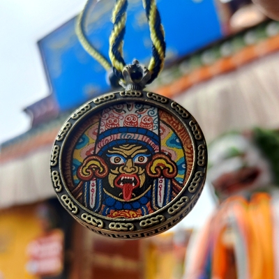 扎基拉姆招财民族风吊坠西藏精选