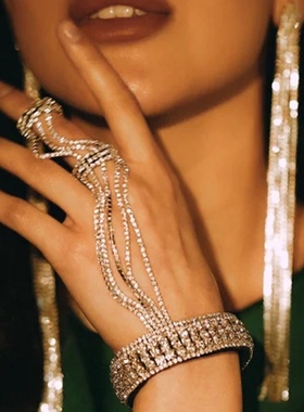 戒指指环水钻链接手链配饰