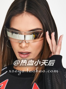 SOYA GLASSES EYE 透片水银色系列朋克太阳眼镜墨镜无性别中性风