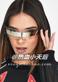 SOYA GLASSES EYE 透片水银色系列朋克太阳眼镜墨镜无性别中性风