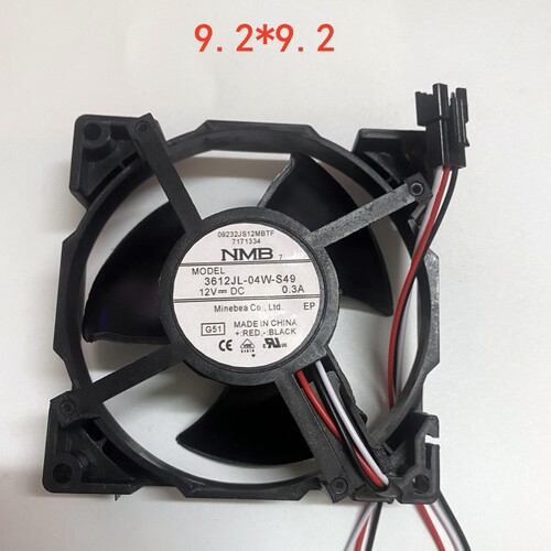 适用三星冰箱风扇 NMB-MAT MODEL 3612JL-04W-S49 12V 0.3A 9.2cm