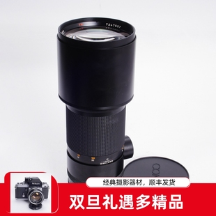 98新蔡司T 康泰时CONTAX 4带脚架长焦手动镜头MMJ 300 天塞