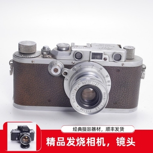 徕卡LEICA IIIA 柯尼卡50/3.5旁轴胶片相机1937年版黄斑好快门好