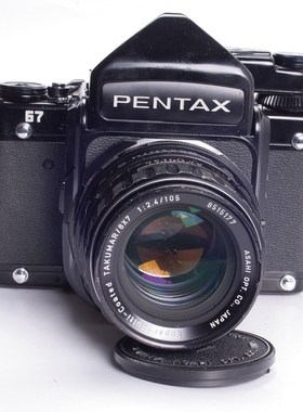 宾得PENTAX 67 105/2.4 后期绿膜中画幅胶片相机套机 大徕卡96新