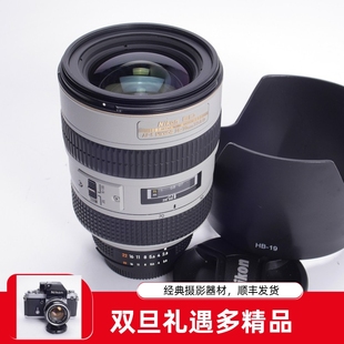 2.8D白色限量版 本变焦挂机镜头 97新 尼康NIKON 镜皇