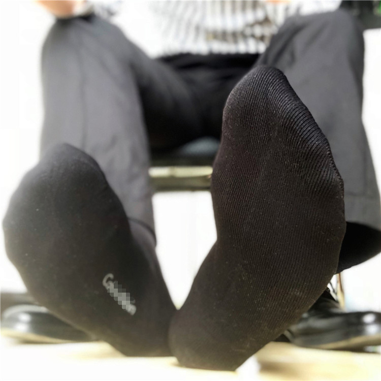 凹凸先生男士中筒袜商务男袜尼龙
