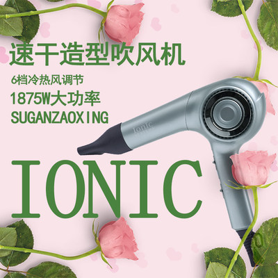 新品Ionic988韩国造型吹风机发廊高温大风筒理发店电吹风超轻静音