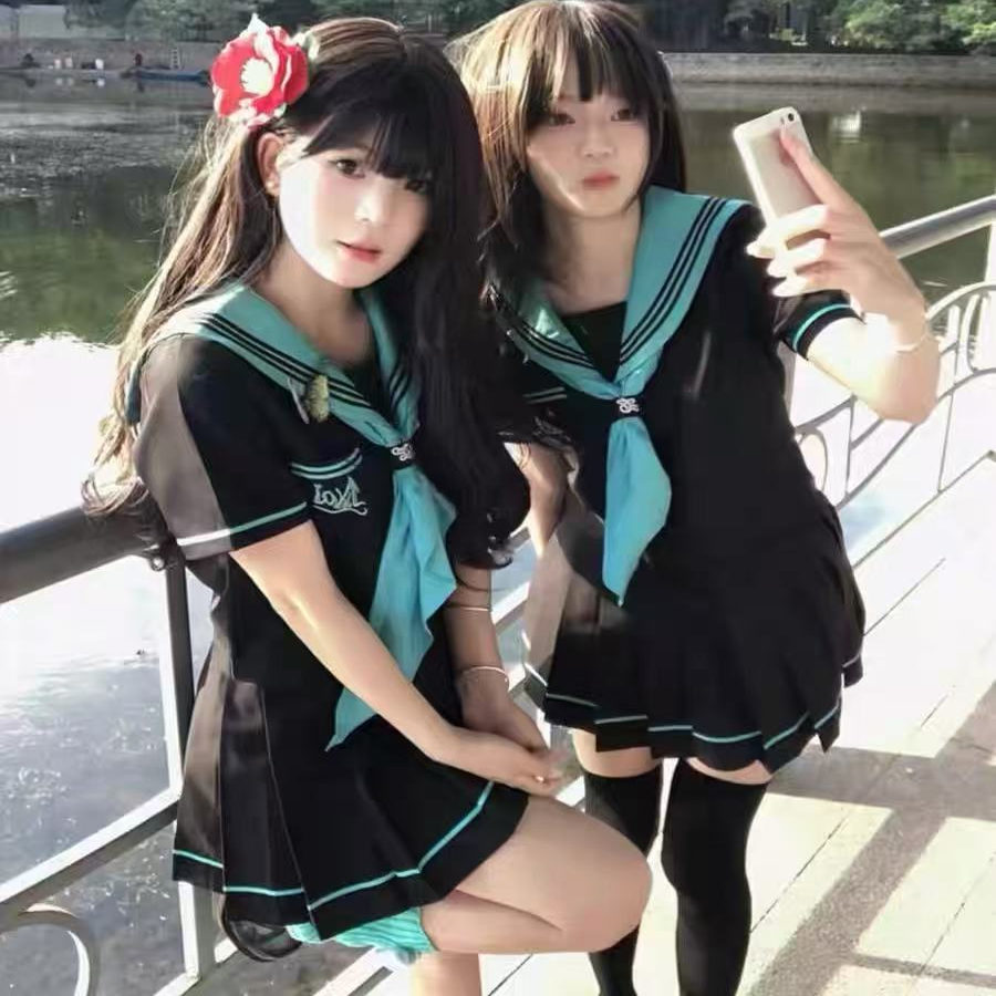 夏服日系校供高中生JK制服套装女
