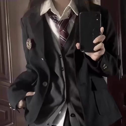 小个子西服西装外套英伦外衣套装