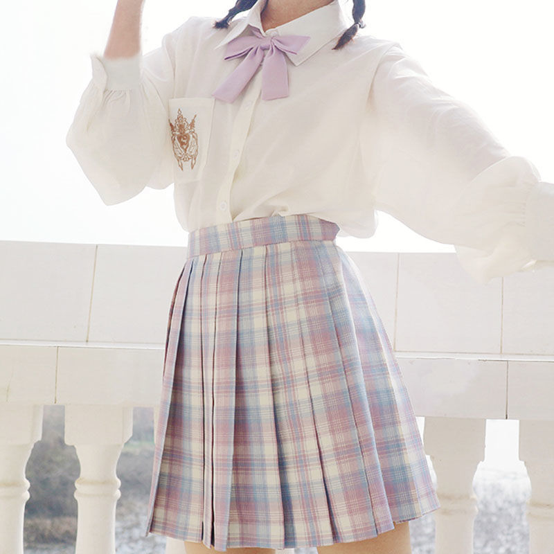 jk制服裙正版套装全套少女百褶裙