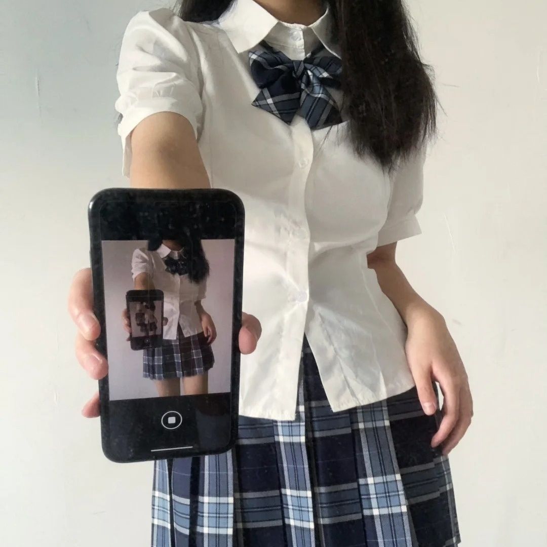 小田绫jk正版制服格裙学院风套装