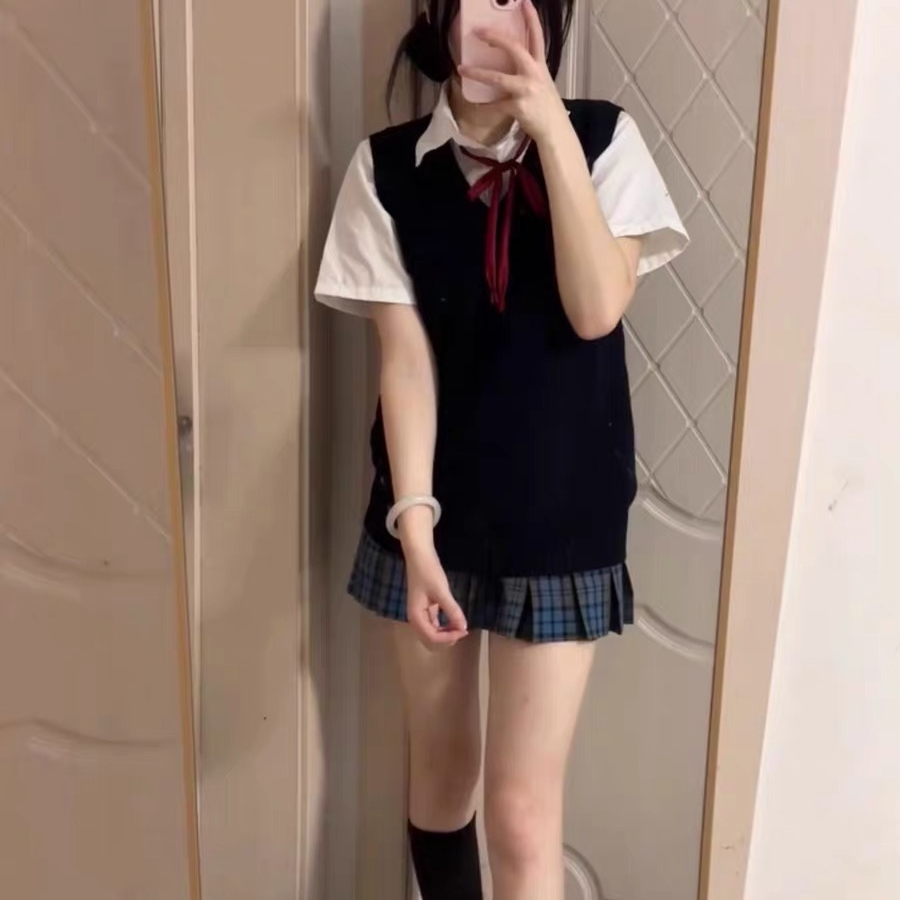 原创凛凛jk制服裙正版高腰百褶裙