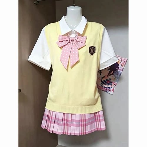JK制服学院风夏季四件套