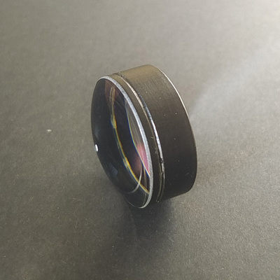 直径26MM 焦距106MM光学胶合透镜 材质H-ZF7+ZK9件号15A+15A