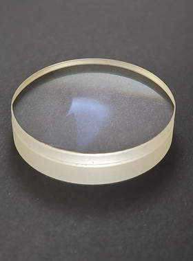 直径44MM焦距209MM光学胶合透镜材质H-K9+F4件号859+860