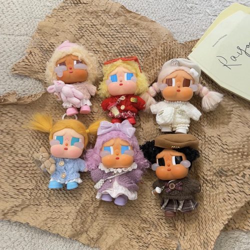 适用哭娃Crybaby vacation搪胶毛绒衣服娃衣套装秋冬毛衣可爱裙子