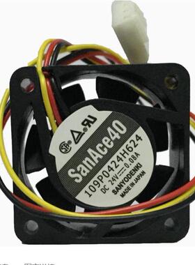 109P0424H624全新 三洋 DC24V 0.08A 4015 伺服驱动器专用风扇
