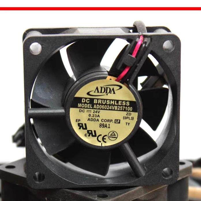 ADDA 6025 6CM AD06024VB257100 24V 0.23A 大风量变频器散热风扇 - 实物图