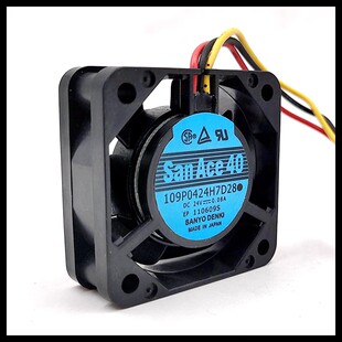 SanAce40 24V 0.08A 109P0424H7D28/08/D27/D30 4015变频器风扇