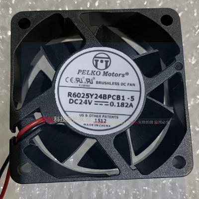 派尔可PELKO Motors R6025Y24BPCB1-5 24V 0.182A 变频器风扇6025