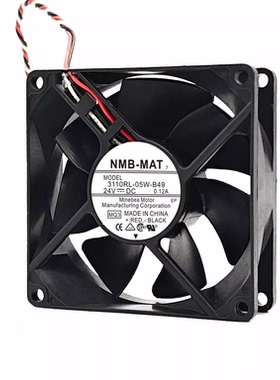 NMB-MAT 3110KL-04W-B50/B59/49 24伏12V8cm双滚珠8025散热器风扇