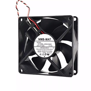 04W 3110KL B50 B59 24伏12V8cm双滚珠8025散热器风扇 NMB MAT