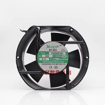 BT380 BT15050B3HL 原装正品Maxair 380V 0.11A 34W交流风扇17251