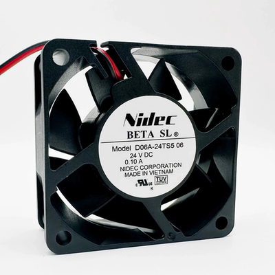 Nidec D06A-24TS5 01 04 05 06 6025 6CM 24V 0.10A 变频器风扇