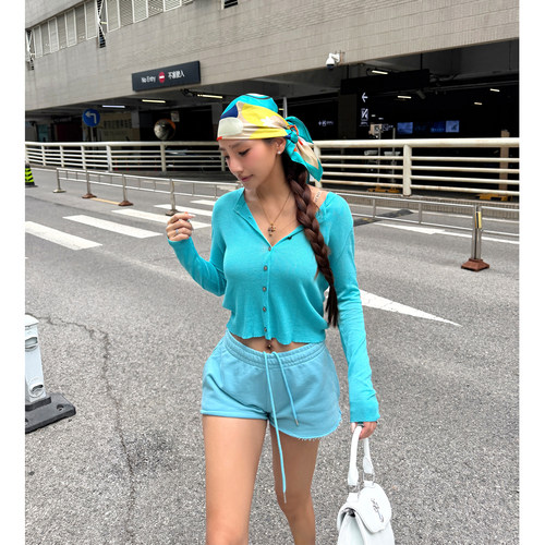 丸丸Maruco 美炸了~16支莱塞尔垂感针织衫防晒开衫上衣美式休闲