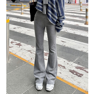 百搭保暖磨毛显瘦长裤 丸丸Maruco 休闲裤 显瘦喇叭裤 显腿长神裤