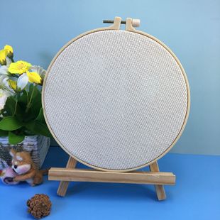 绣绷布带凹槽不脱落 木支架戳戳绣乐趣毛线搓搓秀手工DIY材料工具