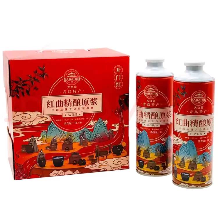大白金精酿啤酒钻石级红啤原浆全啤酒