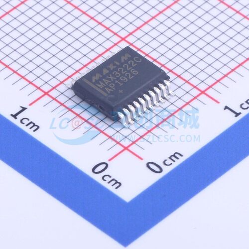 RS232芯片 MAX3222CAP+T SSOP-20 MAXIM(美信) 电子元器件配单