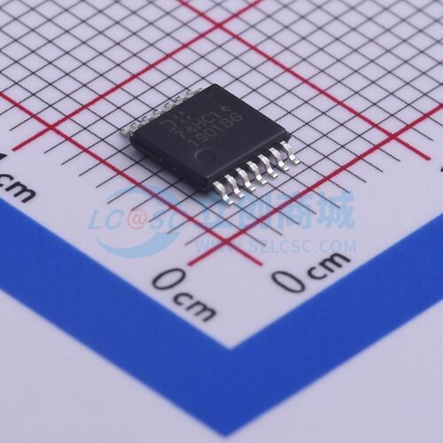 反相器 74HC14T14-13 TSSOP-14 DIODES(美台) 电子元器件配单