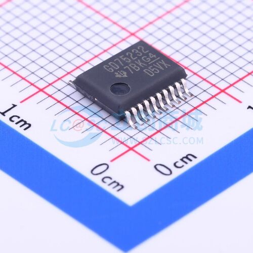 RS232芯片 GD75232DBR SSOP-20 TI/德州 电子元器件配单原装正品