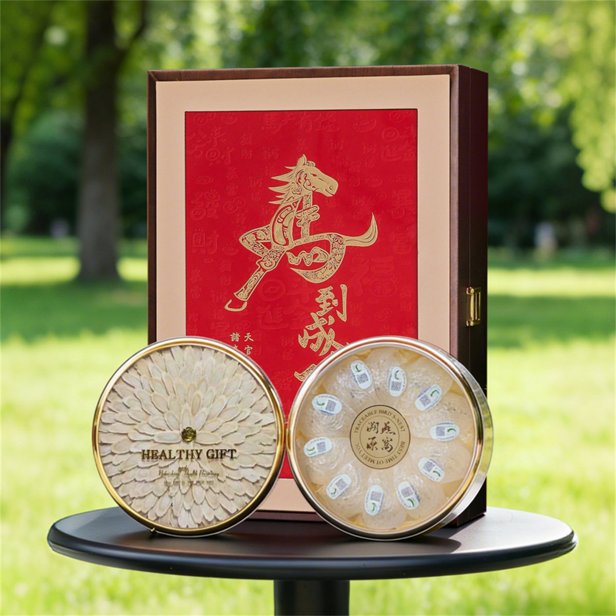 2026遂福西洋参羊肚菌多拼空礼盒