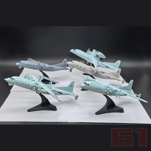 4D模型拼装飞机1:240运8运输机空警预警机巡逻机塑料玩具摆件成品