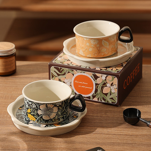 甜欧尼釉下彩咖啡杯可进洗碗机