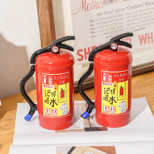 灭火器水杯带盖 潮流 陶瓷杯子马克杯网红稀奇古怪水杯子创意个性