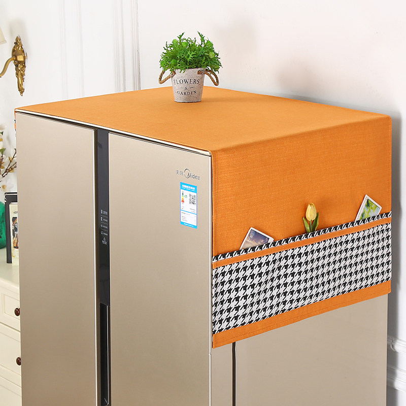 新款冰箱盖布防尘罩双开门单开门冰箱顶防尘布保护罩套网红遮盖巾,居家布艺,万能盖巾,淘宝优惠券,粉丝福利购,淘宝优惠卷