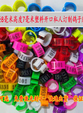 定制私人环鸽子识别环可以刻字