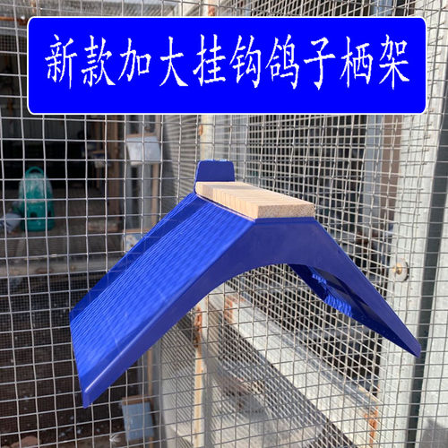 信鸽鸽具铁丝网挂钩栖息塑料栖架