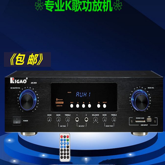 RIGAO日高AK-56C带usb专业功放机