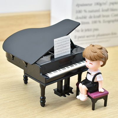 创意立式钢琴摆件礼品三角钢琴