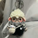 情侣挂件手工创意礼物钥匙扣小羊背包包挂饰diy送男女朋友一对